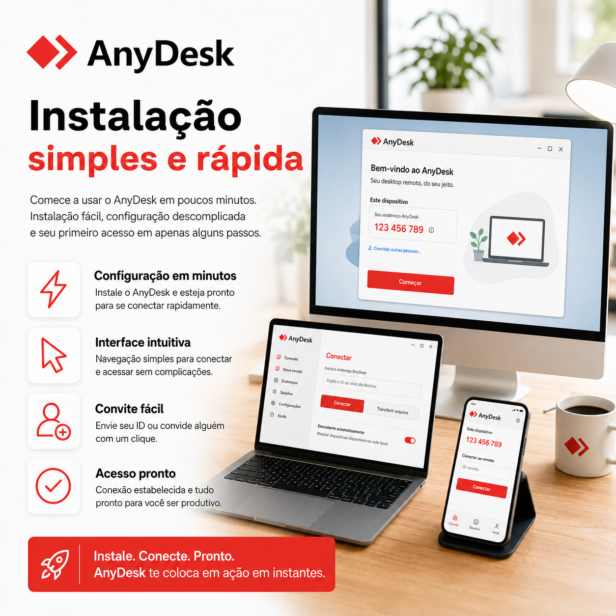 Ilustração relacionada a Política de Privacidade para conteúdo sobre AnyDesk